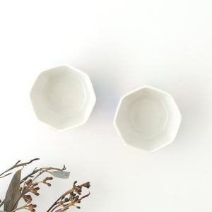 Biseki Kiln Octagonal Bowl Kimono Pattern| Kobachi Kutani Ware