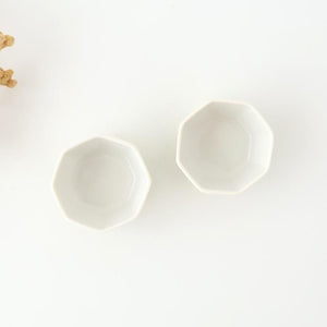 Biseki Kiln Octagonal Bowl Round Pattern Yellow | Kobachi Kutani Ware