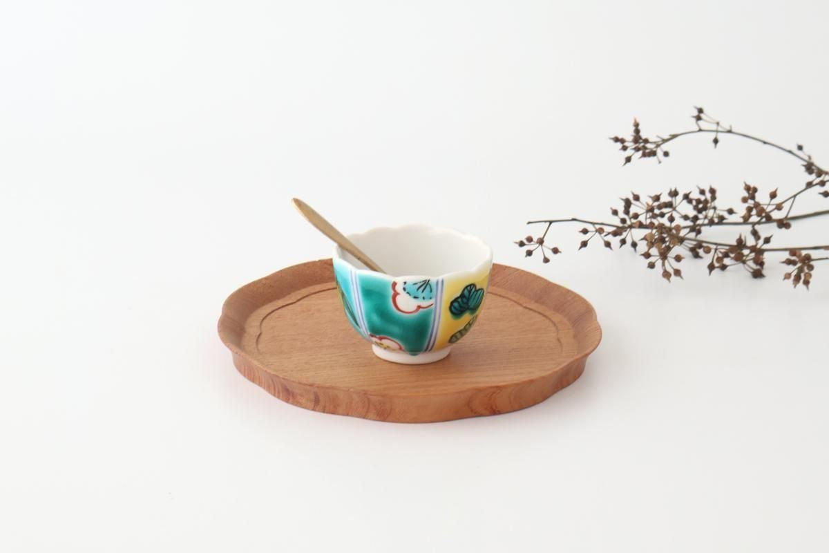 Biseki Kiln Chrysanthemum-shaped Bowl Shochikubai | Kobachi Kutani Ware