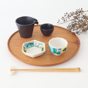 Biseki Kiln Chrysanthemum-shaped Bowl Shochikubai | Kobachi Kutani Ware