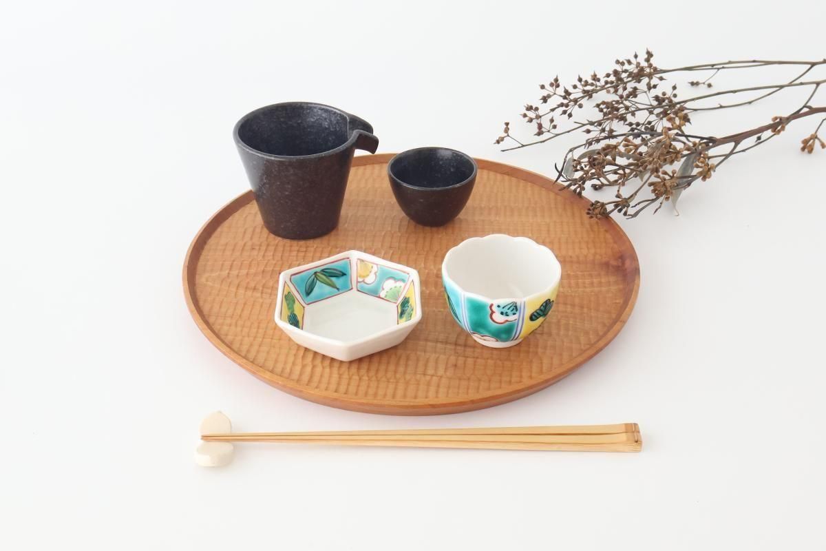 Biseki Kiln Chrysanthemum-shaped Bowl Shochikubai | Kobachi Kutani Ware