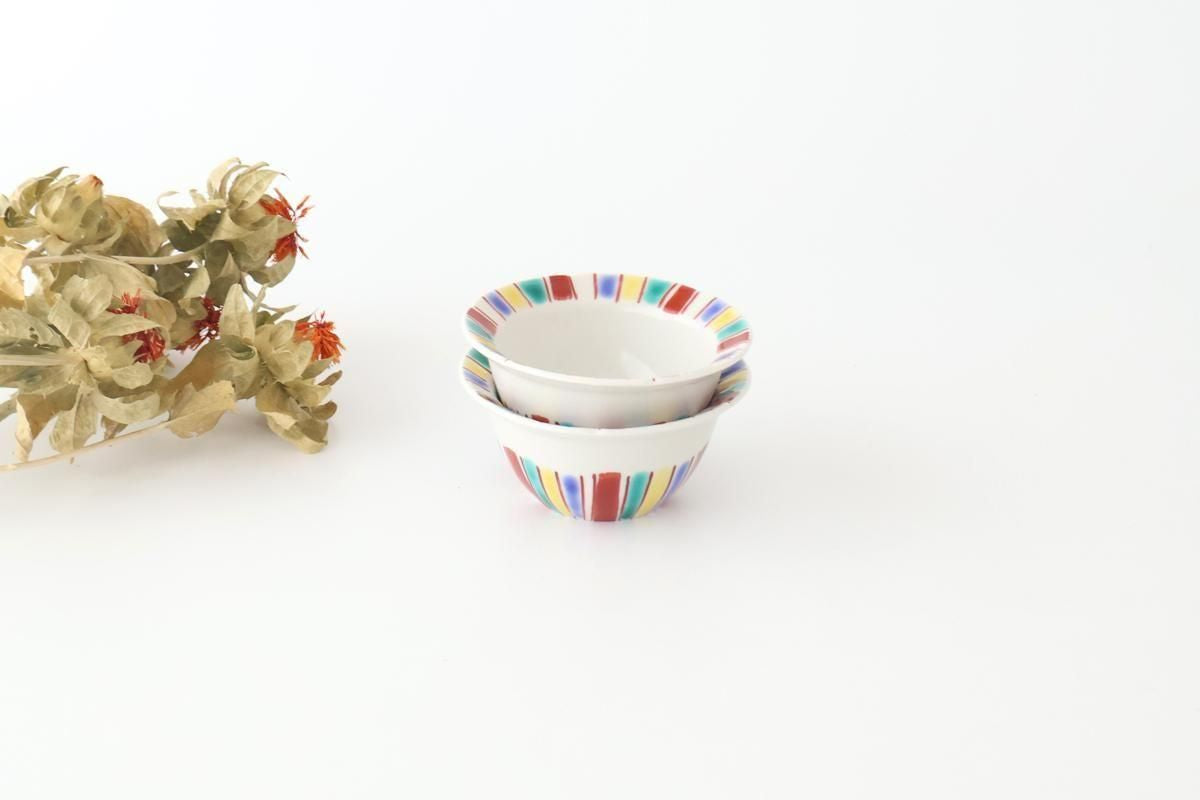 Biseki Kiln Small Bowl Coloerd Tokusa | Kobachi Kutani Ware