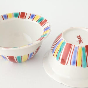 Biseki Kiln Small Bowl Coloerd Tokusa | Kobachi Kutani Ware