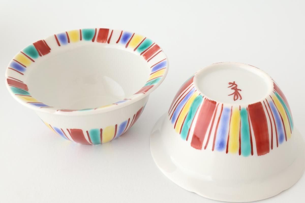 Biseki Kiln Small Bowl Coloerd Tokusa | Kobachi Kutani Ware