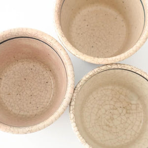 Kitagama Kasen Hiroshige Kato Soba Choko Blue Flower | Free Cup Seto Ware