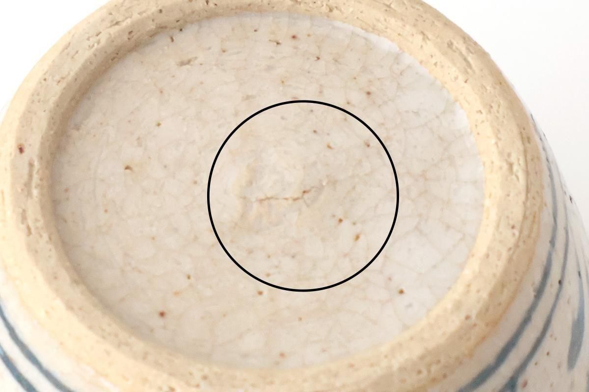 Kitagama Kasen Hiroshige Kato Soba Choko Blue Flower | Free Cup Seto Ware