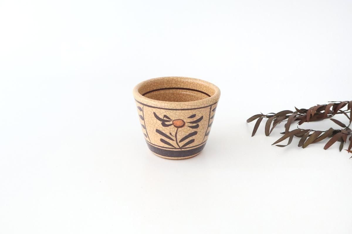 Kitagama Kasen Hiroshige Kato Soba Choko Akae | Free Cup Seto Ware