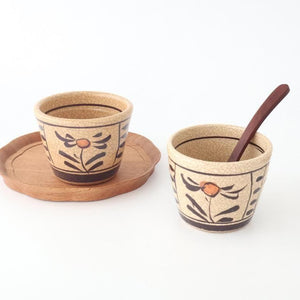 Kitagama Kasen Hiroshige Kato Soba Choko Akae | Free Cup Seto Ware