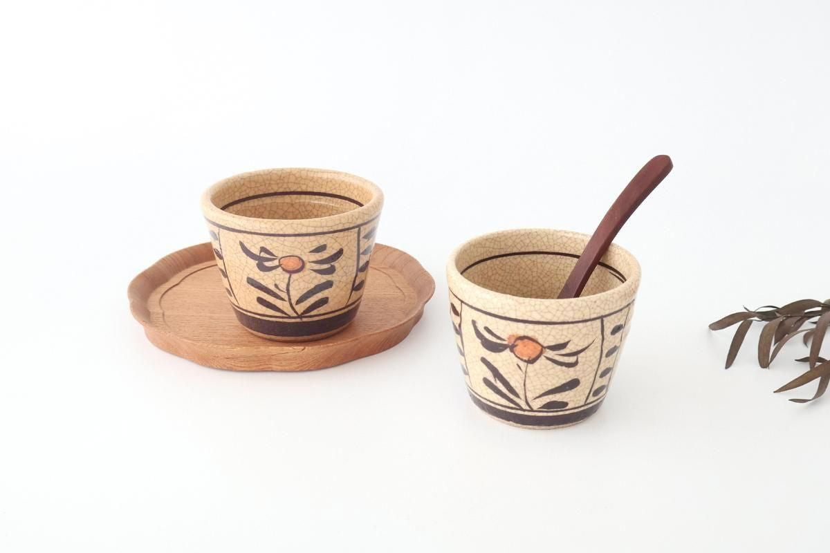 Kitagama Kasen Hiroshige Kato Soba Choko Akae | Free Cup Seto Ware