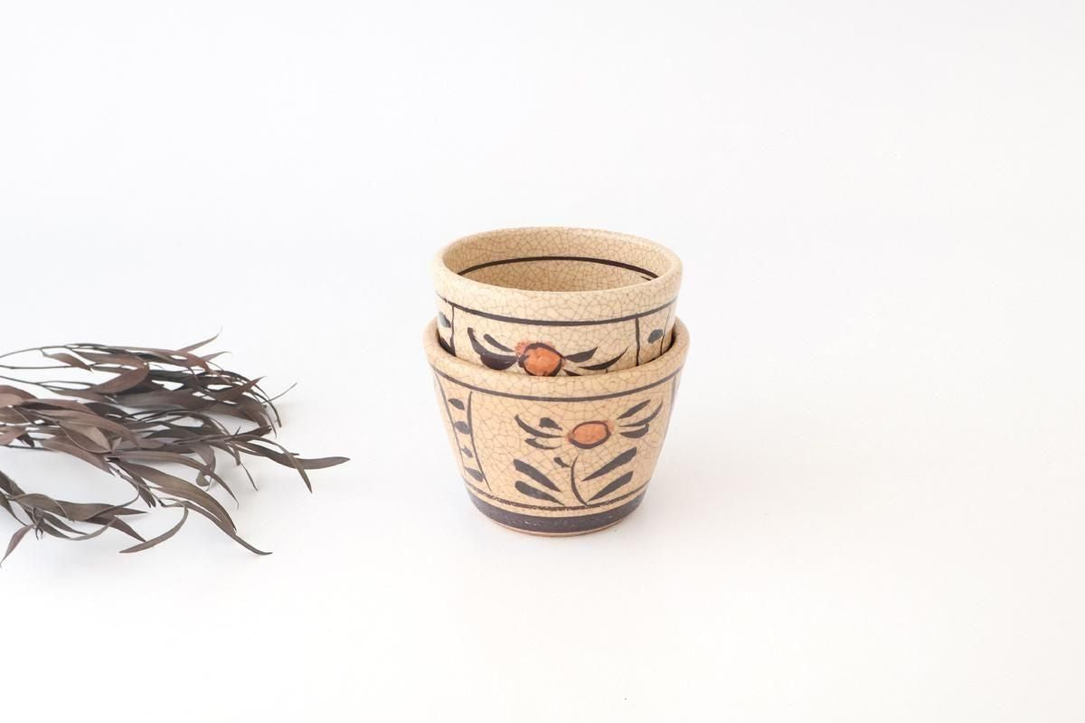 Kitagama Kasen Hiroshige Kato Soba Choko Akae | Free Cup Seto Ware