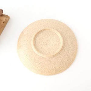 Kitagama Kasen Hiroshige Kato Round Plate Akae 21cm/8.3in | Seto Ware