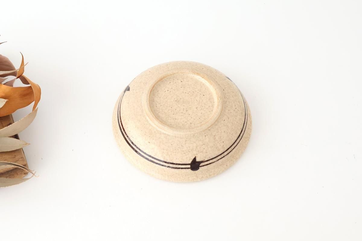 Kitagama Kasen Hiroshige Kato Round Bowl Akae 14cm/5.5in | Kobachi Seto Ware