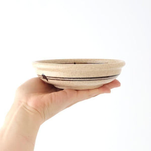 Kitagama Kasen Hiroshige Kato Round Bowl Akae 14cm/5.5in | Kobachi Seto Ware