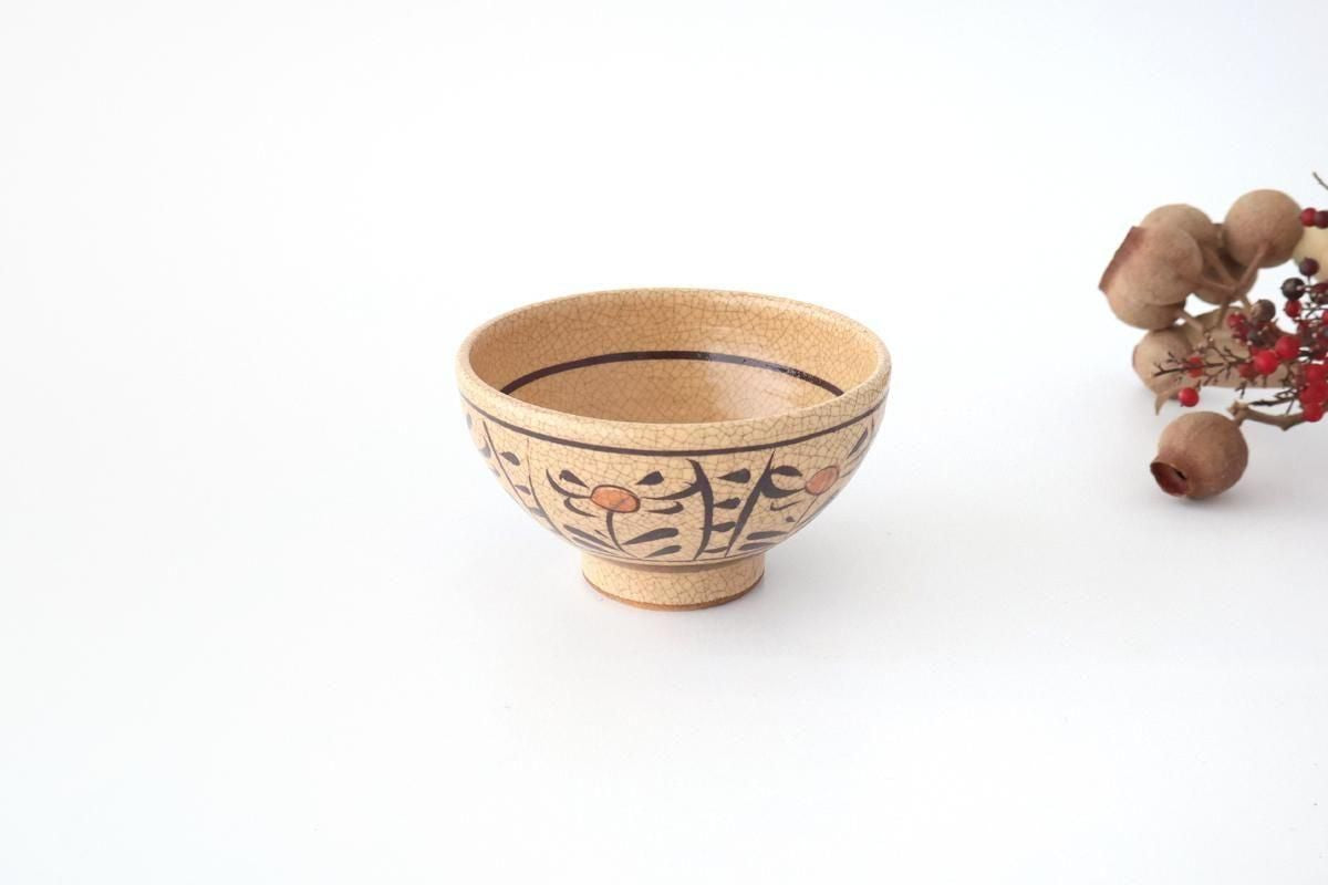 Kitagama Kasen Hiroshige Kato Rice Bowl Akae | Seto Ware