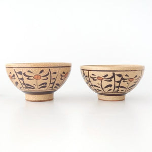 Kitagama Kasen Hiroshige Kato Rice Bowl Akae | Seto Ware