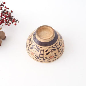 Kitagama Kasen Hiroshige Kato Rice Bowl Akae | Seto Ware