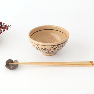 Kitagama Kasen Hiroshige Kato Rice Bowl Akae | Seto Ware