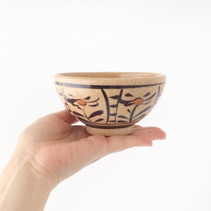Kitagama Kasen Hiroshige Kato Rice Bowl Akae | Seto Ware
