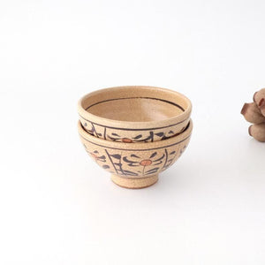 Kitagama Kasen Hiroshige Kato Rice Bowl Akae | Seto Ware