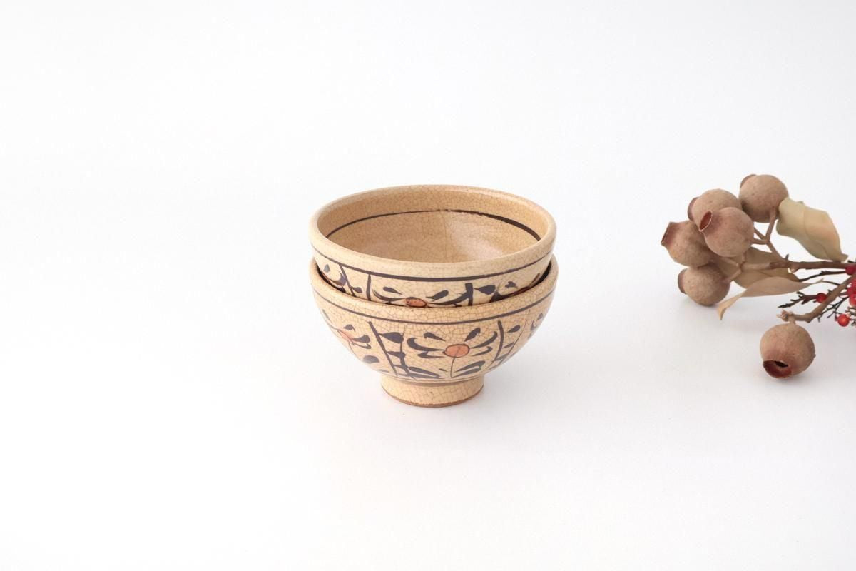 Kitagama Kasen Hiroshige Kato Rice Bowl Akae | Seto Ware