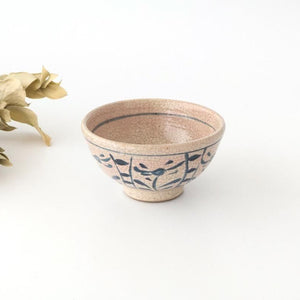 Kitagama Kasen Hiroshige Kato Rice Bowl Blue Flower | Seto Ware