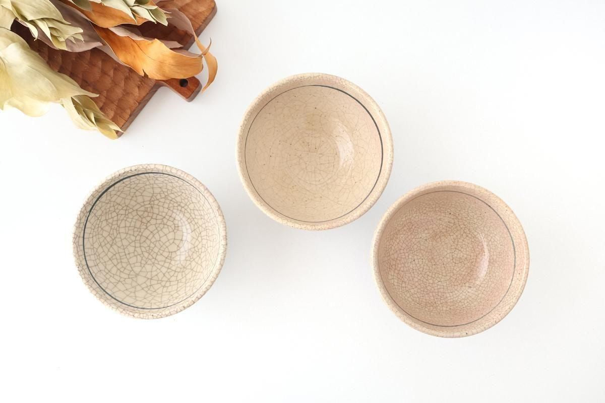 Kitagama Kasen Hiroshige Kato Rice Bowl Blue Flower | Seto Ware