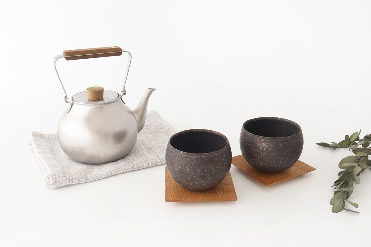 Miyazaki Seisakusho Stainless Teapot Large  | Kyusu