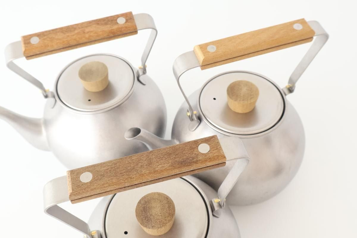 Miyazaki Seisakusho Stainless Teapot Large  | Kyusu