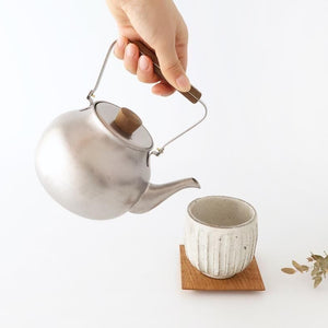 Miyazaki Seisakusho Stainless Teapot Large  | Kyusu