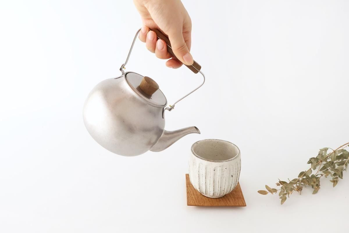 Miyazaki Seisakusho Stainless Teapot Large  | Kyusu