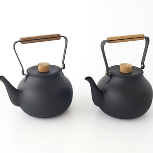 Miyazaki Seisakusho Stainless Teapot Large Black | Kyusu