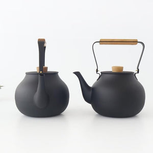 Miyazaki Seisakusho Stainless Teapot Large Black | Kyusu