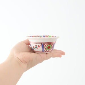Biseki Kiln Small Bowl Red Flower | Kobachi Kutani Ware