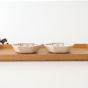 Biseki Kiln Hexagonal Bowl Plum | Kobachi Kutani Ware