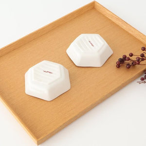 Biseki Kiln Hexagonal Bowl Plum | Kobachi Kutani Ware