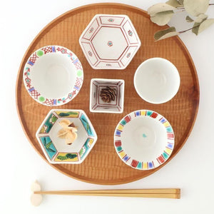 Biseki Kiln Hexagonal Bowl Plum | Kobachi Kutani Ware