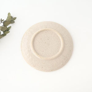 Kitagama Kasen Hiroshige Kato Round Plate Blue Flower 18cm/7.1in | Seto Ware