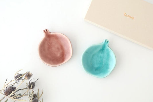 [Pair Set]POTPURRI Small Plates Set Pomegranate Design