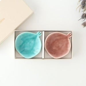 [Pair Set]POTPURRI Small Plates Set Pomegranate Design