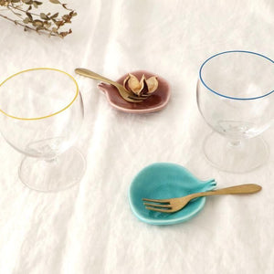 [Pair Set]POTPURRI Small Plates Set Pomegranate Design