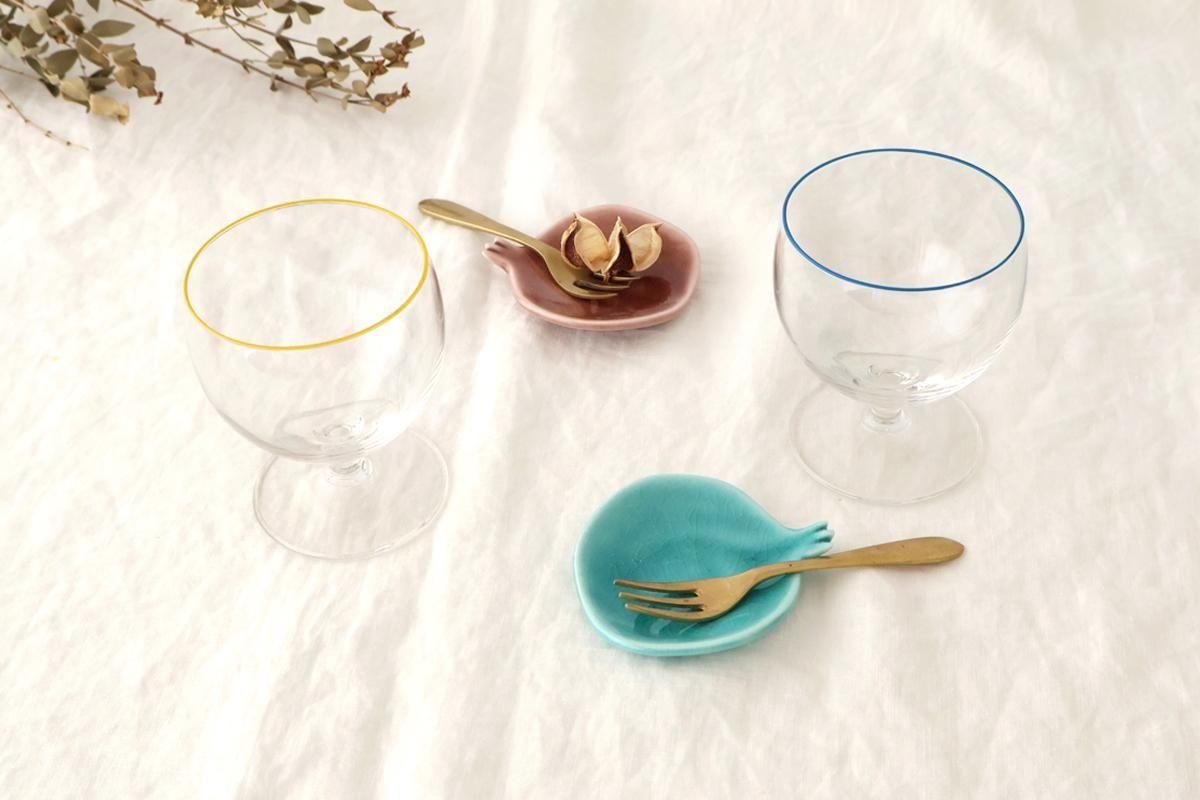 [Pair Set]POTPURRI Small Plates Set Pomegranate Design