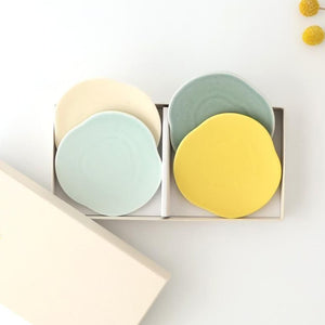[Set of 4]POTPURRI  Small Plates Set Clouds