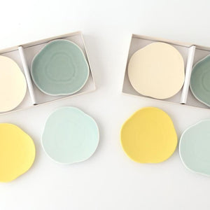 [Set of 4]POTPURRI  Small Plates Set Clouds