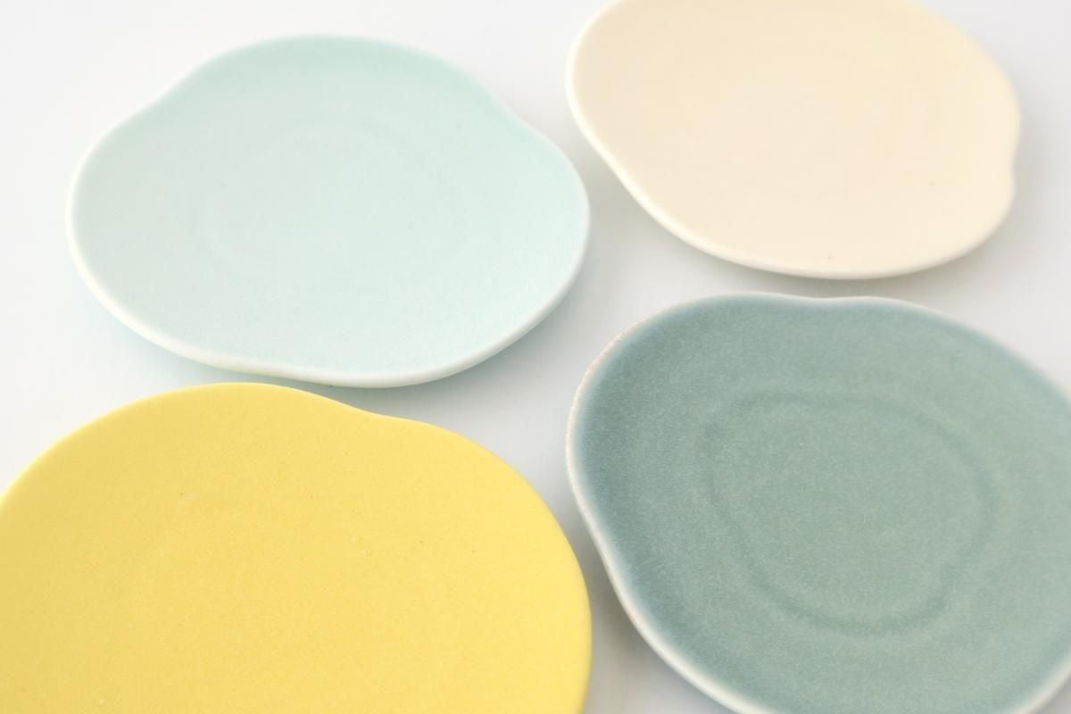 [Set of 4]POTPURRI  Small Plates Set Clouds