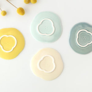 [Set of 4]POTPURRI  Small Plates Set Clouds