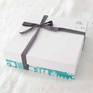 [Pair Set] POTPURRI bitte Glass Plates Blue and Yellow