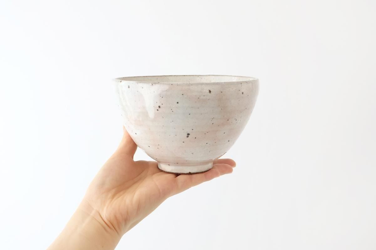 Round Donburi Bowl Kohiki 14.5cm/5.7in | Mino Ware