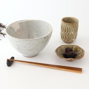 Round Donburi Bowl Kohiki 14.5cm/5.7in | Mino Ware