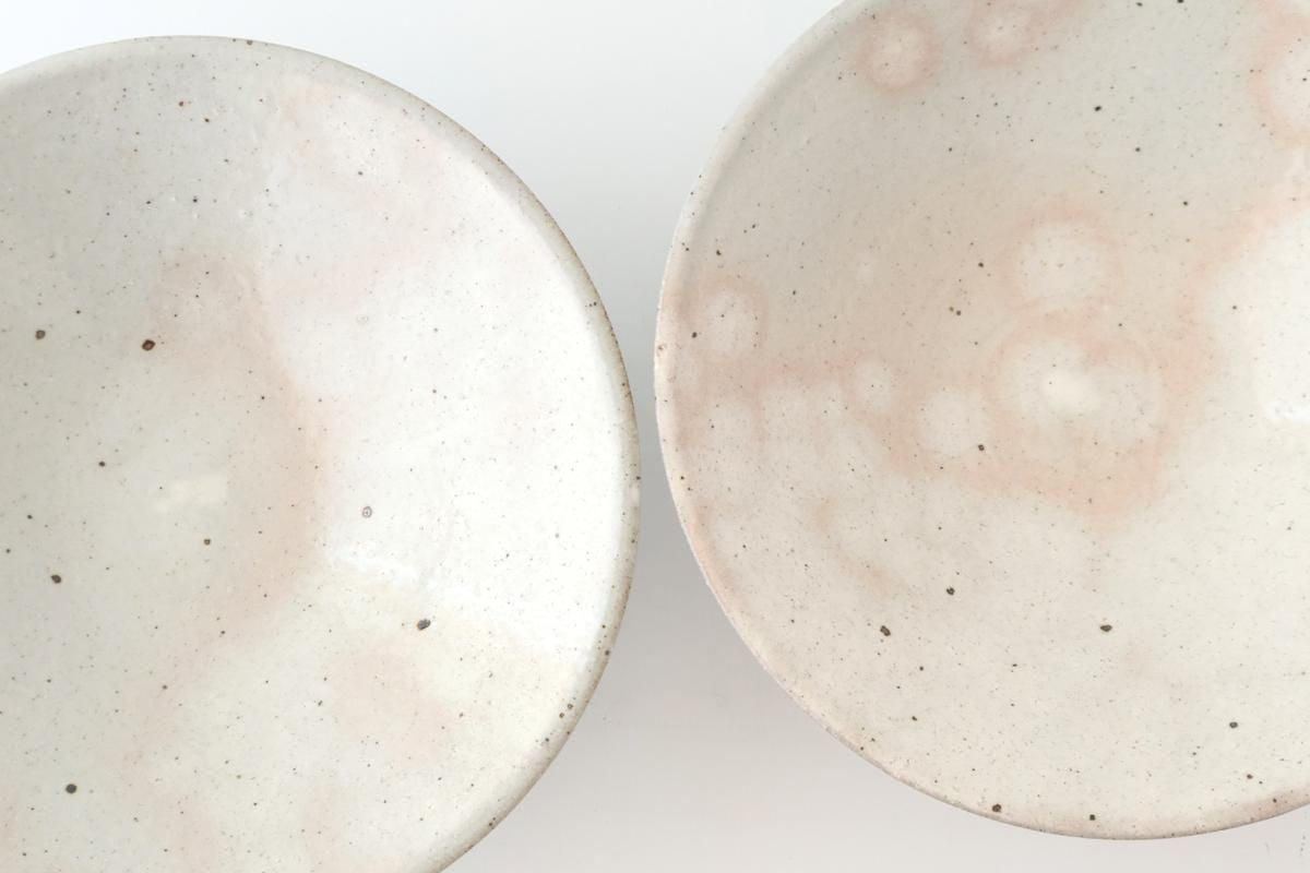 Round Flat Bowl Kohiki 19.5cm/7.7in | Mino Ware