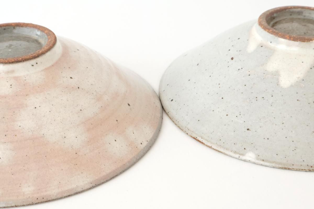 Round Flat Bowl Kohiki 19.5cm/7.7in | Mino Ware